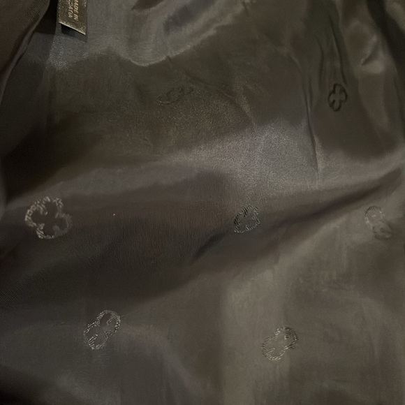 Escada Navy White Square Dotted Blazer Silk Chiffon Sash Size 46 US 12 Evening - Picture 11 of 15